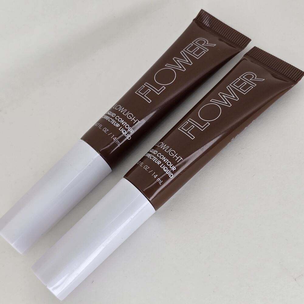 X2 FLOWER Lowlight Liquid Contour Deep 0.47 fl oz / 14 mL - 2 Pack